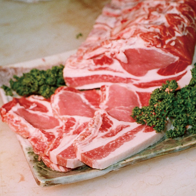 国産銘柄豚肩ロース（スライス）（100ｇ）